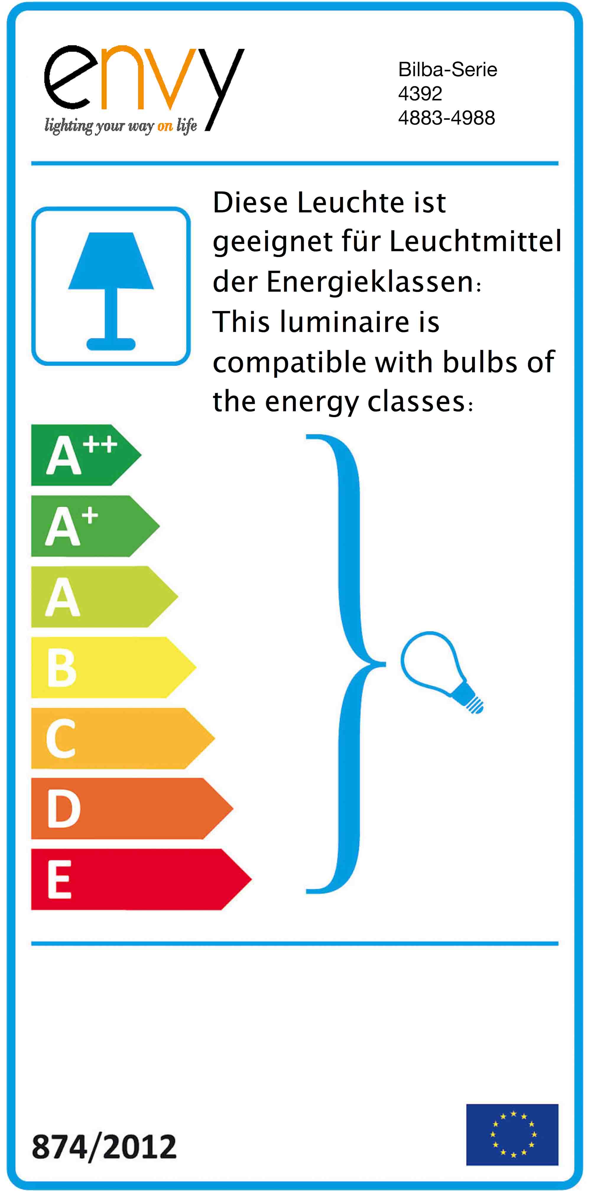 Bilba Metall sechsfach mit kurzem Schirm - Bodenleuchten - envy lighting
