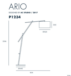 Ario groß - Designer AC Studio - Stehleuchte - Aromas del Campo