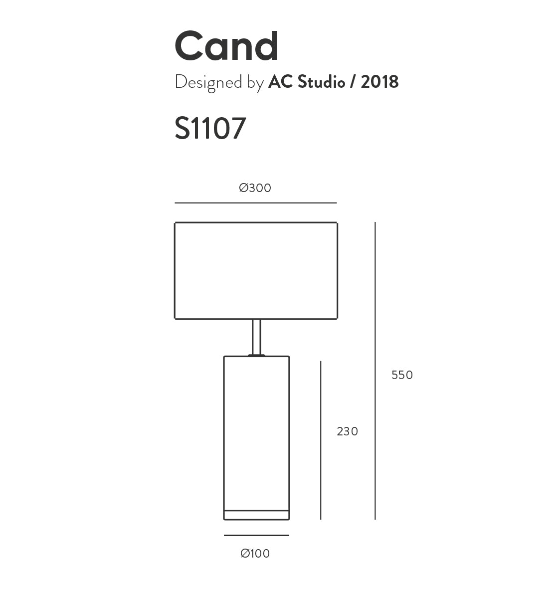 Cand - Design AC Studios -Tischleuchte - Aromas del Campo